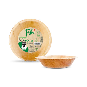Fun® Palm Bio Leaf Round Plates Pack of 10